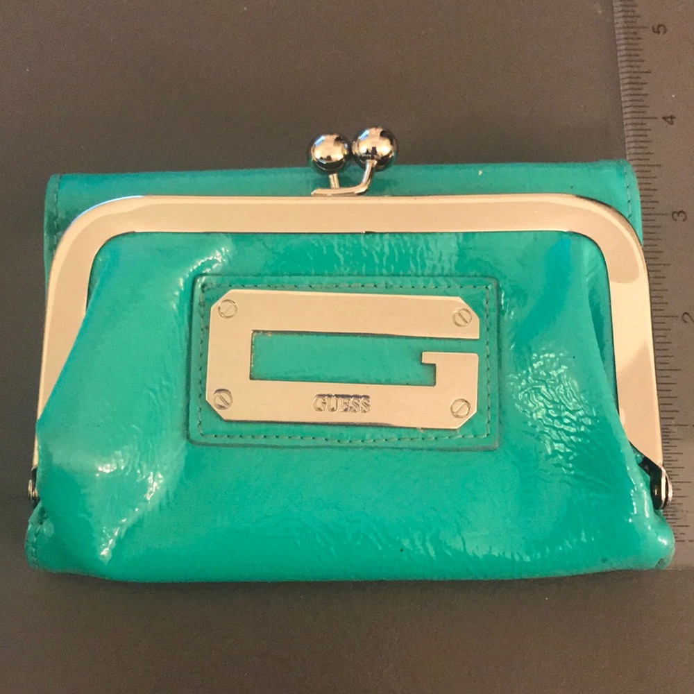 Guess Arm Candy Patent Leather Wallet